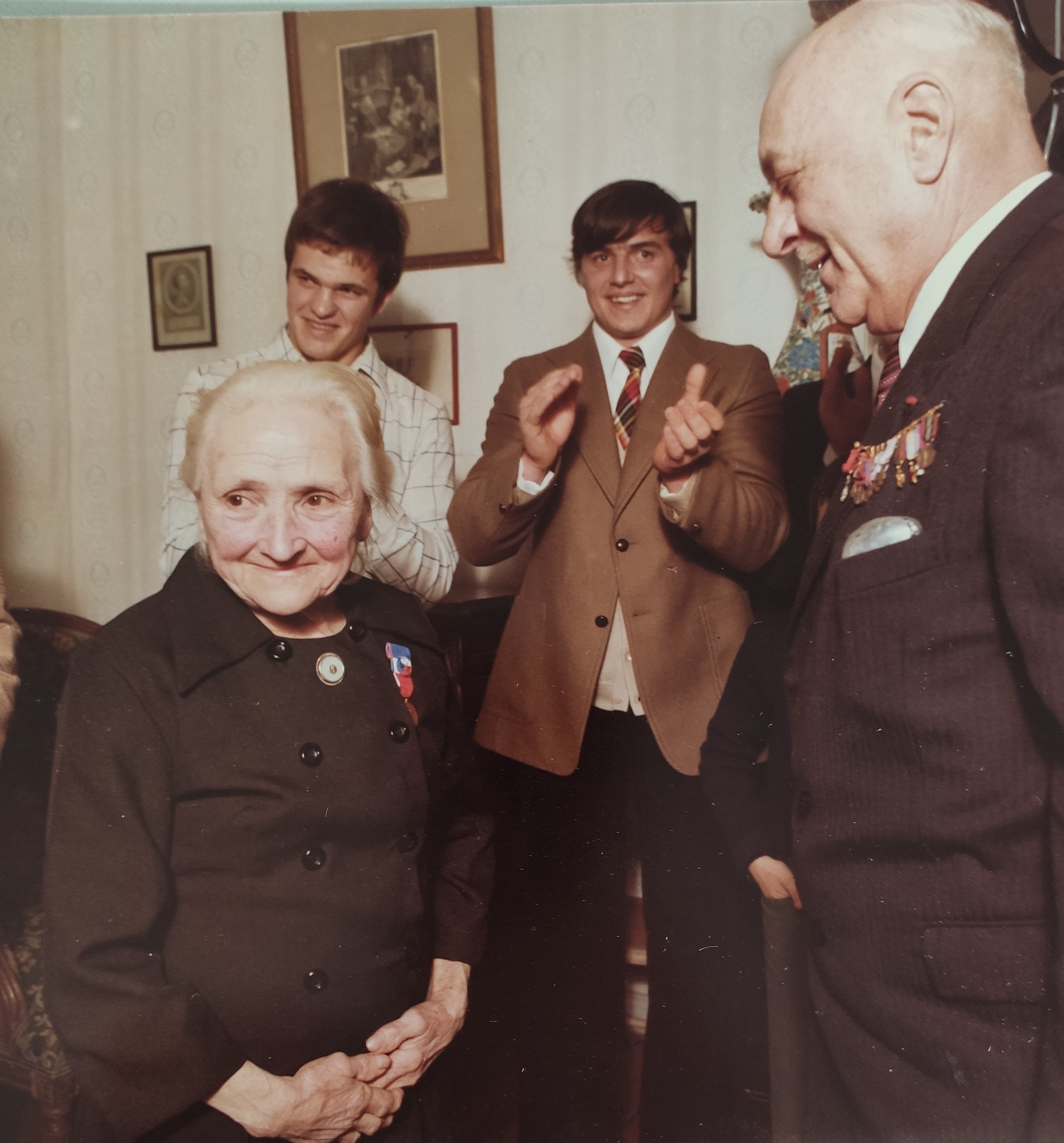 Louis et Marceline médaille du travail